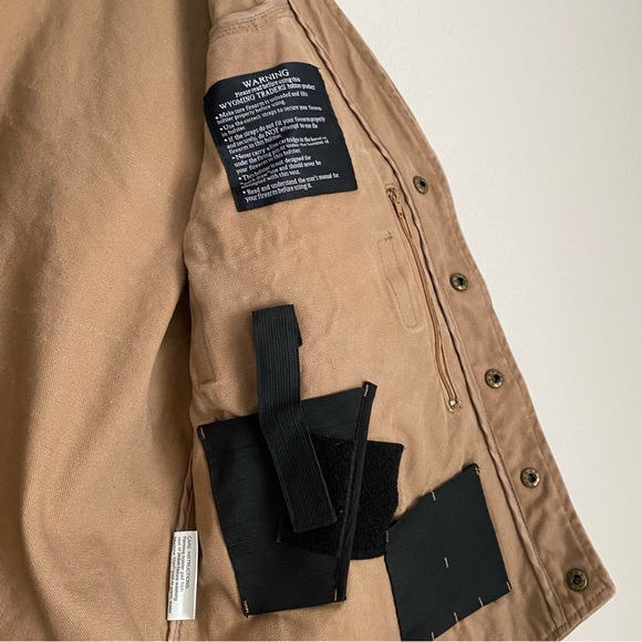 Wyoming Traders canvas Texas Concealed Carry Vest, tan, L - Picture 10 of 11